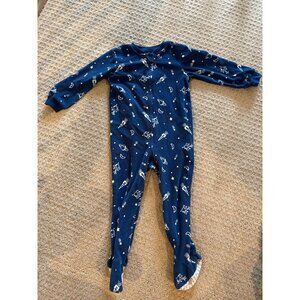 Joe Boxer Fleece Footie Space Pajamas